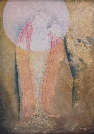 Milenci, 1979, 33x24, olej, lepenka