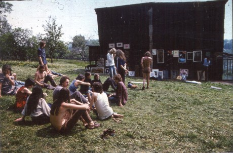 Výstava u Muzičků, Staré Křečany1980,výřez obrazu