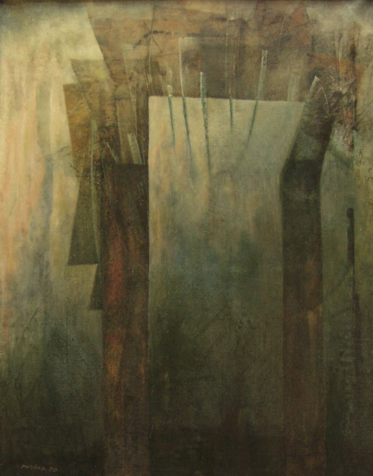 Jupiterova brána, 1980, 69x54, olej, plátno