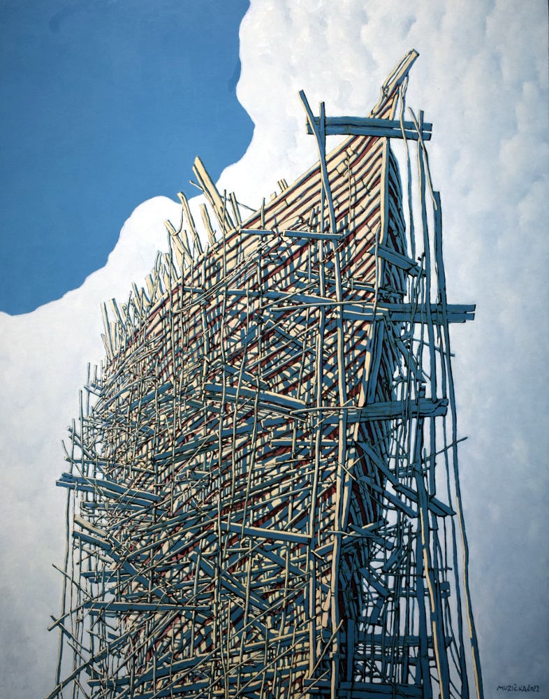 Archa, 2022, 86x69, olej, sololit