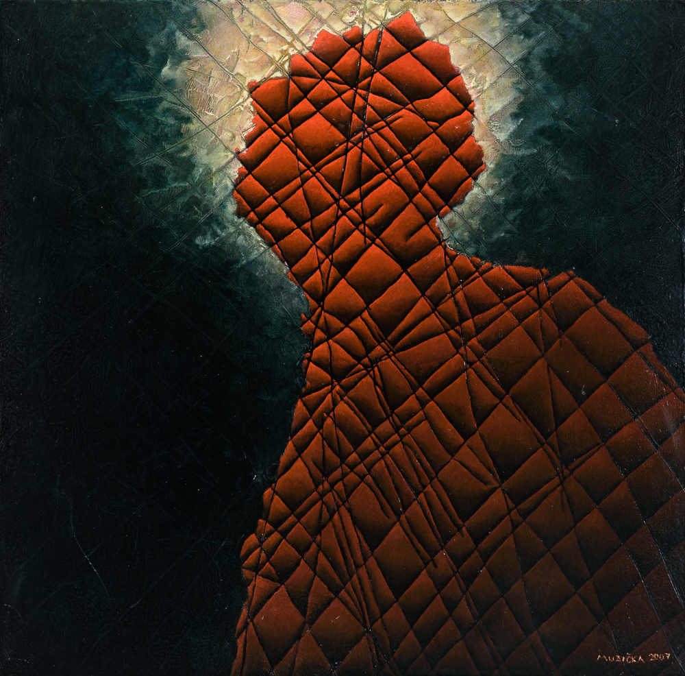 Filosof I, 2007, 40x41, olej,  sololit