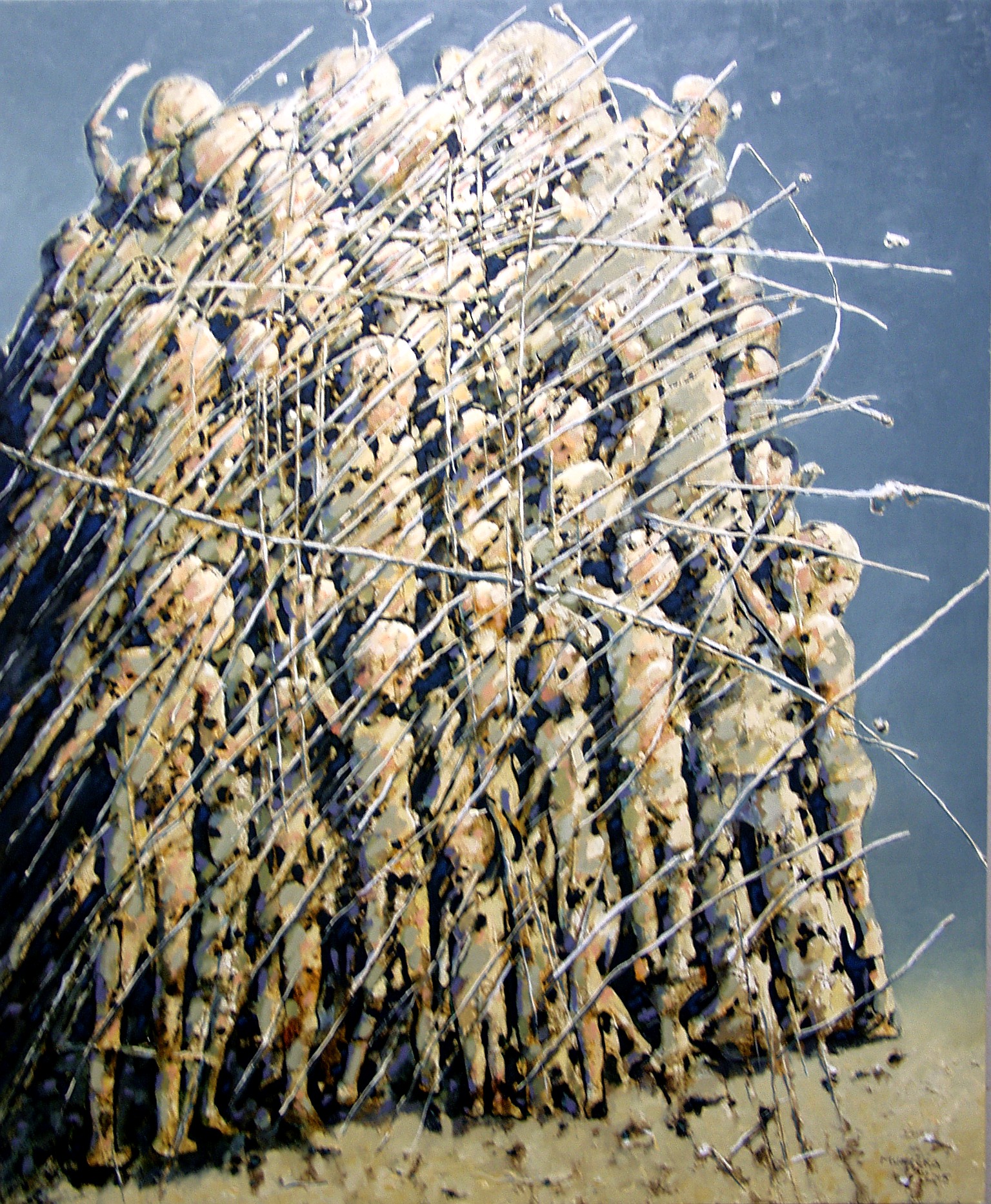 Otec, 2015, 73x60, olej sololit