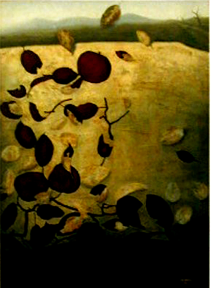 Podzim, 1996, 50x37, olej, sololit